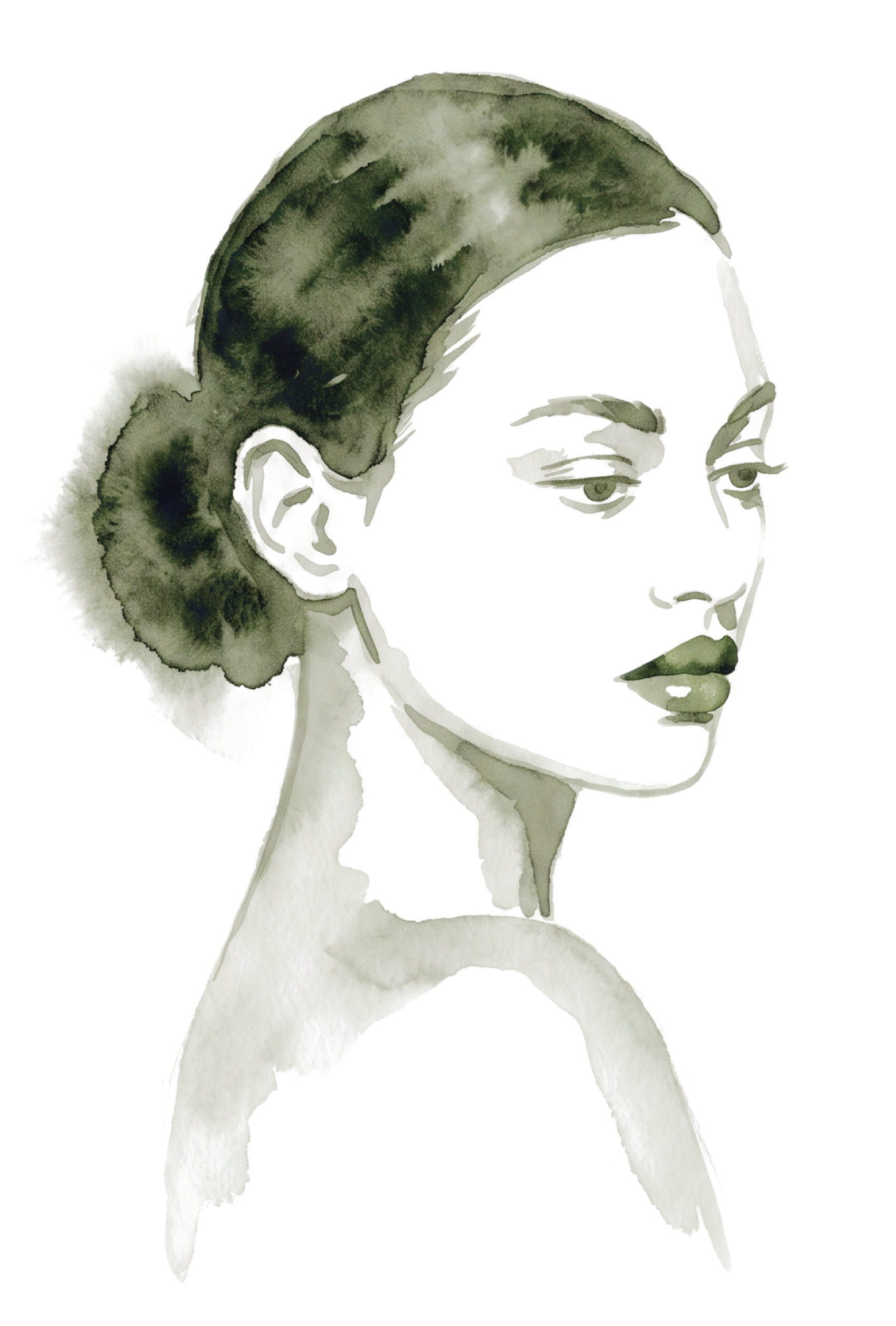 Illustrierte Frau